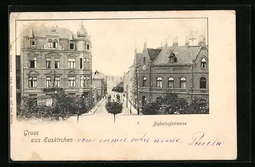 AK Euskirchen, Blick in die Bahnhofstrasse