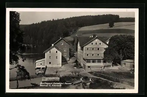 AK Gaissa /Passau, Ausflugs-Gaststätte, Bes. G. Kiermaier