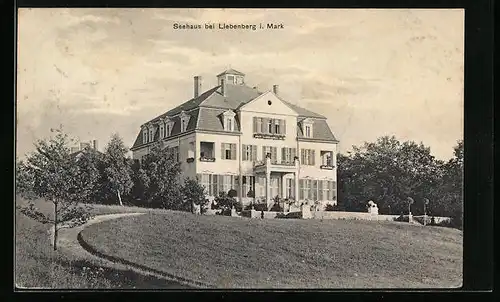 AK Liebenberg i. Mark, Gasthof Villa Seehaus