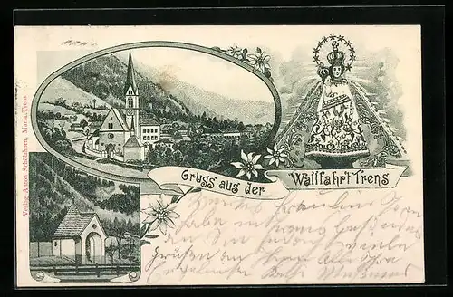 AK Trens, Wallfahrtskirche, Kapelle, Gnadenbild