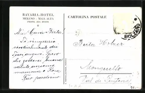 AK Merano-Maia Alta, Bavaria-Hotel