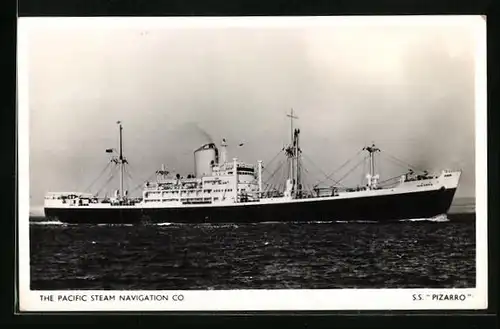 AK Handelsschiff SS Pizarro der Pacific Steam Navigation Co.
