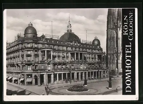 AK Köln, Ansicht vom Domhotel