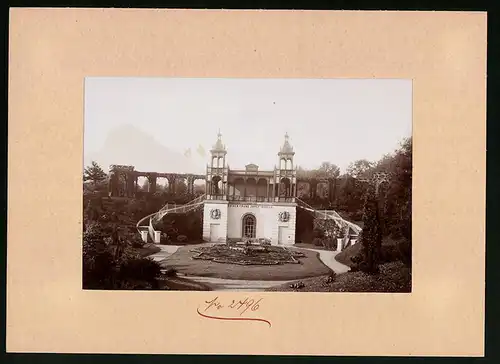 Fotografie Brück & Sohn Meissen, Ansicht Bilin, Kaiser Franz-Joseph-Quelle