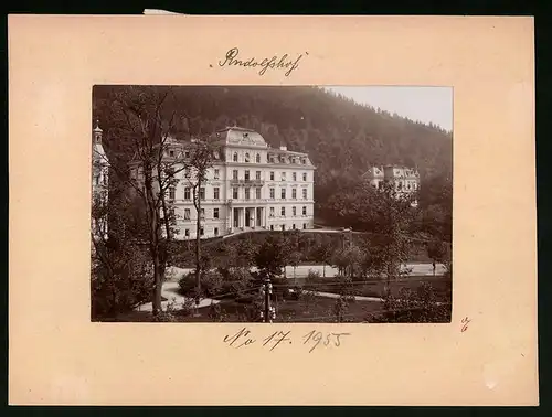 Fotografie Brück & Sohn Meissen, Ansicht Marienbad, Kurhaus Rudolfshof