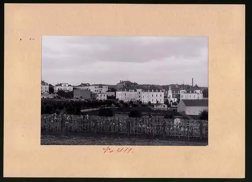 Fotografie Brück & Sohn Meissen, Ansicht Radeberg, Partie am Friedhof