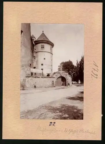 Fotografie Brück & Sohn Meissen, Ansicht Torgau, Flaschenturm Schloss hartenfels