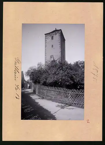 Fotografie Brück & Sohn Meissen, Ansicht Geithain, Strasse am Pulverturm
