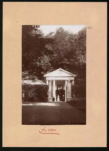 Fotografie Brück & Sohn Meissen, Ansicht Bilin, Sauerbrunn Josephs Quelle