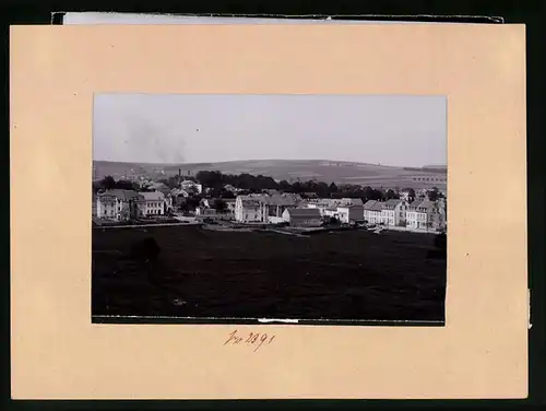 Fotografie Brück & Sohn Meissen, Ansicht Pulsnitz, Ortschaft vom Siegesberge gesehen