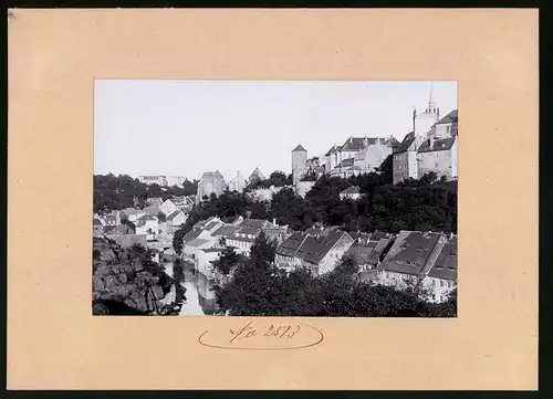Fotografie Brück & Sohn Meissen, Ansicht Bautzen, Blick auf die Stadt vom Proitzschenberg gesehen