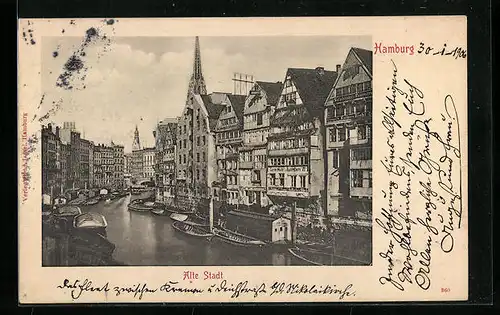 AK Hamburg, Altstadt-Fleet