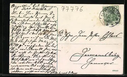 AK Rippoldsau /Schwarzwald, Blick auf Klösterle