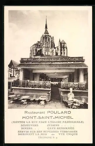 AK Mont-Saint-Michel, Restaurent Poulard