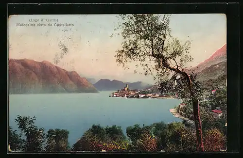 AK Malcesine, Panorama visto da Castelletto, Lago di Garda