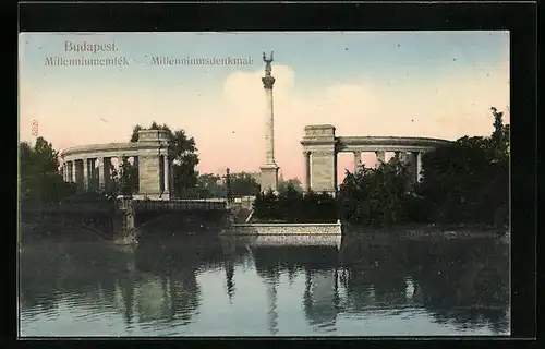 AK Budapest, Millenniumsdenkmal