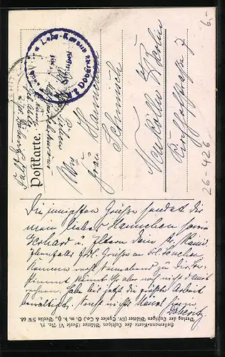 Künstler-AK Ernst Heilemann: Urlaubsfreuden, Soldat führt an jedem Arm eine hübsche Frau