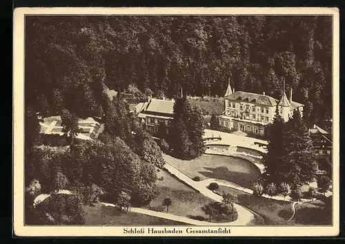 AK Badenweiler /Schwarzwald, Pension und Kurhaus Schloss Hausbaden