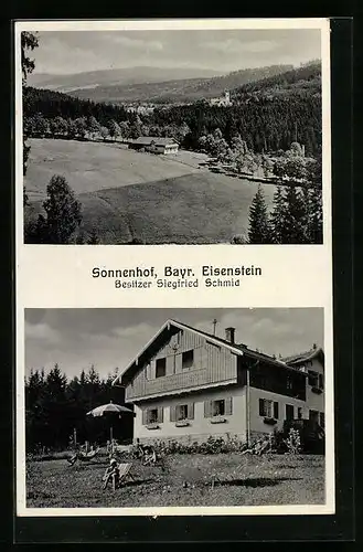 AK Bayr. Eisenstein, Gasthaus Sonnenhof von Siegfried Schmid
