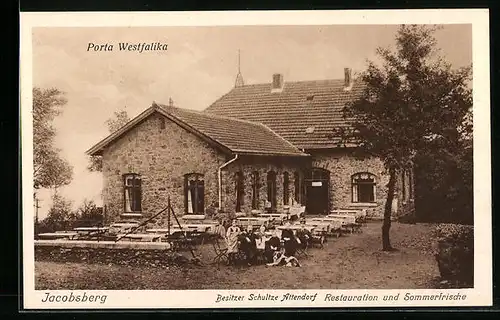 AK Porta Westfalica, Restaurant Jacobsberg