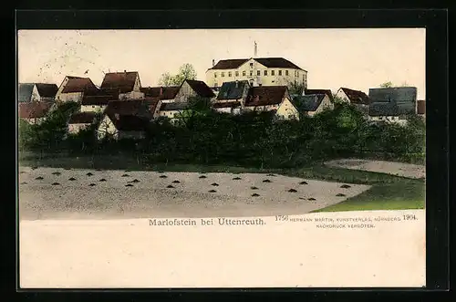 AK Marloffstein b. Uttenreuth, Teilansicht vom Ort