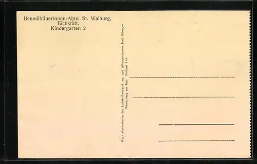 AK Eichstätt, Benediktiner-Abtei St. Walburg, Kindergarten 2