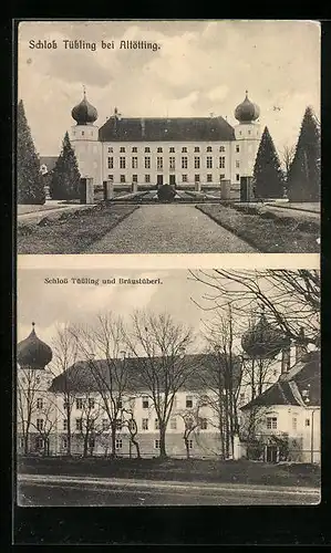 AK Altötting, Schloss Tüssling und Bräustüberl