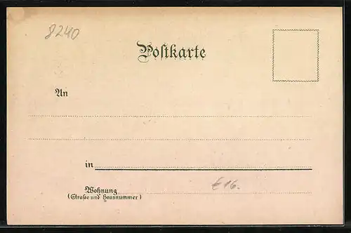 Lithographie Königssee, Häuser am Ufer, Obersee, St. Bartholomae