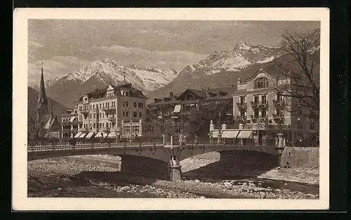 AK Merano, Ponte del teatro verso il Gruppo di Texel