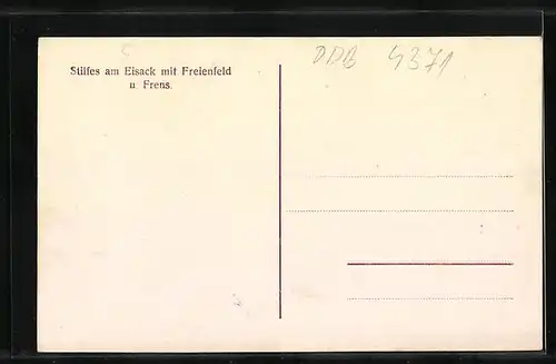 AK Stilfes /Eisack, Ortsansicht mit Freienfels und Frens