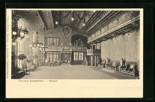 AK München, Künstlerhaus - Festsaal