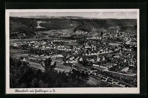 AK Geislingen a. St., Teilansicht mit Altenstadt