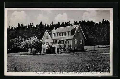 AK Kniebis /Nördl. Schwarzwald, Christliches Erholungsheim Waldheimat