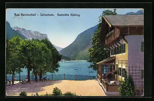 AK Bad Reichenhall-Sallachsee, Gaststätte Kübling