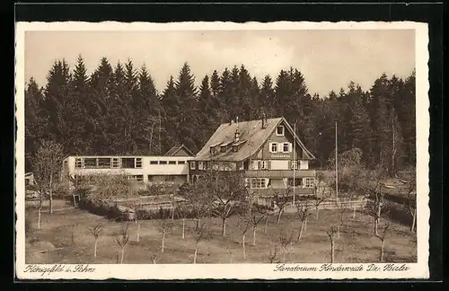 AK Königsfeld i. Schw., Sanatorium Kinderweide Dr. Heisler