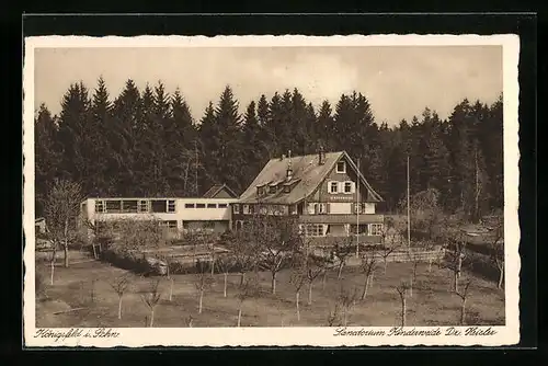 AK Königsfeld i. Schw., Sanatorium Kinderweide Dr. Heisler