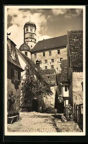 AK Dillingen /Donau, Plätzle mit Kirche