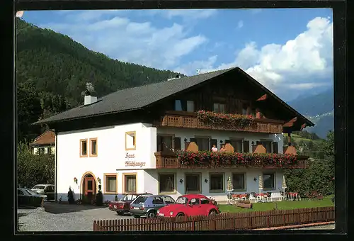 AK Dorf Tirol bei Meran, Pension Haus Mühlanger, Mühlangerweg 24 Haslachstrasse