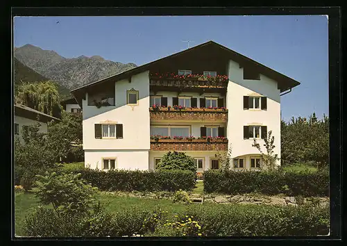 AK Dorf Tirol b. Meran, Pension Ortler, Lingstrasse 18