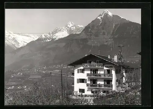 AK Schenna b. Meran, Pension Garni Mösslheim