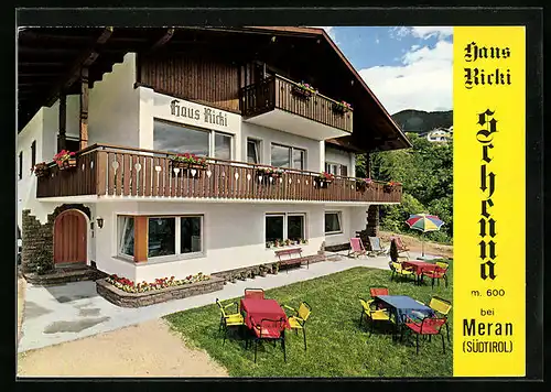 AK Schenna bei Meran, Pension Haus Ricki
