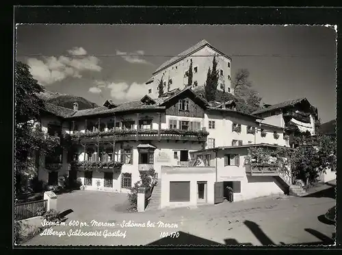 AK Schönna bei Meran, Albergo Gasthof Schlosswirt