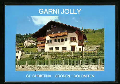 AK St. Christina /Grödental, Pension Garni Jolly, Bes. Walter Mahlknecht