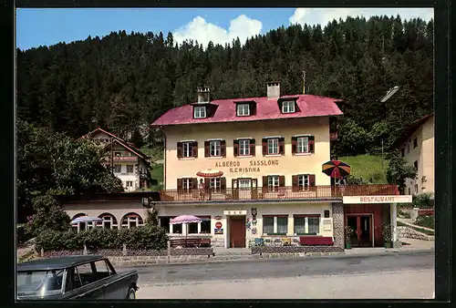 AK S. Cristina /Grödental, Hotel Sasslong, Propr.-Bes. J. Kerschbaumer