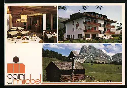 AK Brixen /Südtirol, Hotel Garni Mirabel, Bes. Fam. Frenes