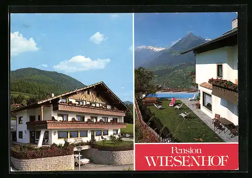 AK Schenna /Meran, Pension Wiesenhof, Ifingerstr. 36