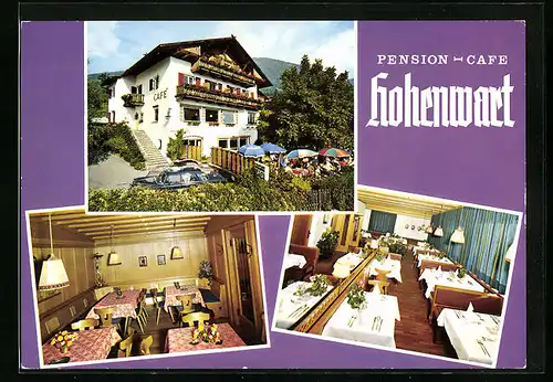 AK Schenna /Meran, Pension Hohenwart, Bes. Fam. Mair, Innenansicht