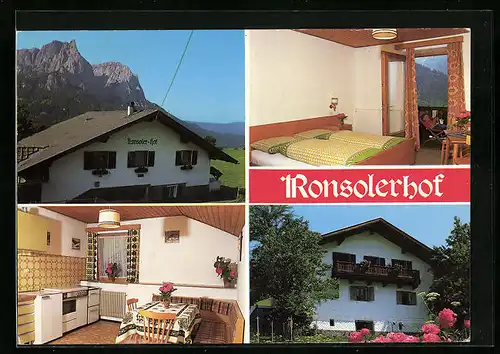 AK Seis /Kastelruth, Hotel Ronsolerhof, St. Valentin 30