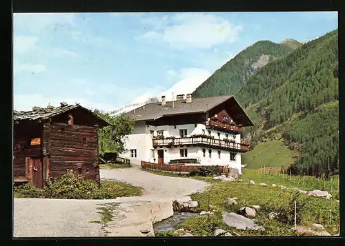 AK St. Jakob /Ahrntal, Pension Haus Markus mit Zufahrtsweg