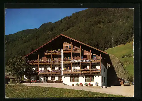 AK St. Jakob /Ahrntal, Hotel-Pension Untersteinerhof - Frontansicht